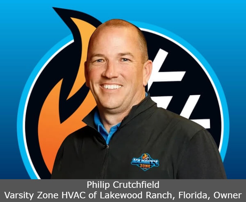 Varsity Zone HVAC Franchise Owner Philip Crutchfield